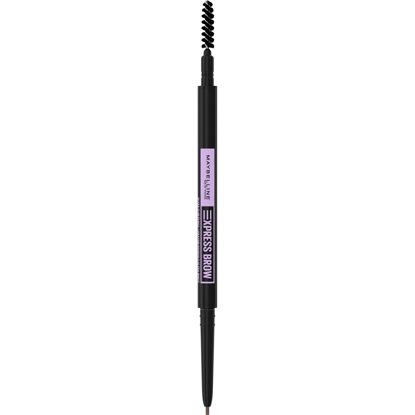 Picture of Maybelline Express Brow Ultra Slim Eyebrow Makeup, Brow Pencil with Precision Tip and Spoolie for Defined Eyebrows, Ash Brown, 1 Count