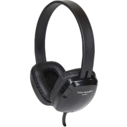 Picture of Cyber Acoustics USB Stereo Headphones for PCs and Other USB Devices in The Office, Classroom or Home (ACM-6005)