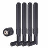 Picture of Bingfu Dual Band WiFi 2.4GHz 5GHz 5.8GHz 8dBi RP-SMA Male Antenna 20cm 8 inch RG178 U.FL IPX IPEX to RP-SMA Female Cable 4-Pack for WiFi Router Wireless Mini PCI Express PCIE Network Card Adapter
