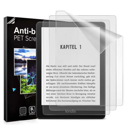 Picture of (3 Pack) TiMOVO Screen Protector Compatible with Kindle Paperwhite 6.8-Inch(11th Generation,2021) and Kindle Paperwhite Signature Edition, Anti-Glare Scratch Resistant PET Screen Film Protector, Matte