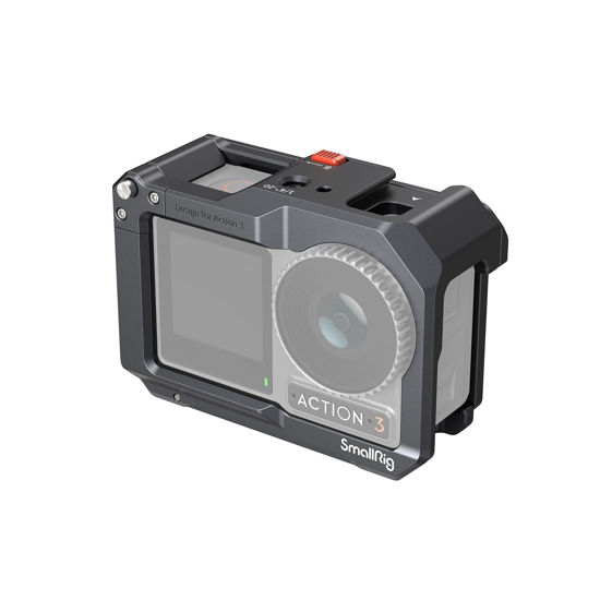 Picture of SmallRig Camera Cage for DJI Action 4, Action 3, Protective Cage Compatible for DJI Mic, Protective Frame for Osmo Action 4, Action 3-4119