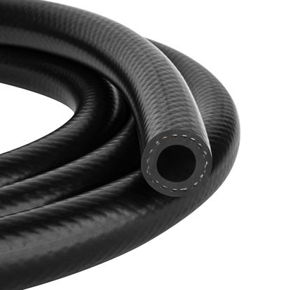 Picture of 1/2 Inch (12mm) ID Fuel Line Hose 10FT NBR Neoprene Rubber Push Lock Hose High Pressure 300PSI for Automotive Fuel Systems Engines