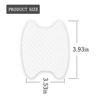Picture of 4PCS Car Door Handle Protector Sticker, Universal Carbon Fiber Anti-Scratches Auto Door Handle Protective Film, Car Door Side Paint Cover Guard Stickers Fit for Most Car Handles （White）