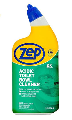 Picture of Zep Acidic Toilet Bowl Cleaner 32 oz ZUATB32 (Pack of 2) - Thick pro formula clings to tough stains