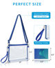 Picture of Bagenius Clear Purse Stadium Approved Clear Crossbody Bag with Removable Shoulder Strap for Sport Event Concert School