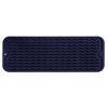 Picture of MicoYang Silicone Dish Drying Mat for Multiple Usage,Easy clean,Eco-friendly,Heat-resistant Silicone Mat for Kitchen Counter,Sink,Bar,Bottle,or Cup Navy Blue M 17 inches x 6 inches