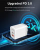 Picture of [3Pack/20W] USB C Charger Adapter, Dual-Port PD USBC Wall Charger Block for iPhone 14 Pro 13 12 11 10 X XR XS Max, Type C Brick Power Box Quick Charge 3.0 Cargador Cube Base for Samsung Galaxy S22+