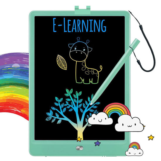LCD Writing Tablet Doodle Board: Kids Drawing Pad with Dual Screen 10inch  Portable Toddler Painting Tablet Colorful Learning Educational Toys Gifts