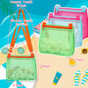 Picture of Tagitary Beach Toys Mesh Beach Bag Sand Toy Shell Collecting Bag for Holding Shells Pool Bag Swimming Beach Accessories Gift for Boys and Girls (Only Bags,A Set of 3)