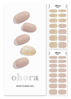 Picture of ohora Semi Cured Gel Nail Strips (N Nudist) - Works with Any Nail Lamps, Salon-Quality, Long Lasting, Easy to Apply & Remove - Includes 2 Prep Pads, Nail File & Wooden Stick - Beige