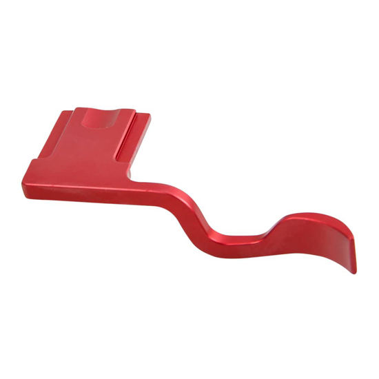Picture of Foto&Tech Metal Hot Shoe Thumb Grip for Slow Shutter Speeds and Stable Thumb Rest, Compatible with Fujifilm Fuji XT-5 XT-1 XT-2 XT-3 XT-4, XT4 XT3 XT2 XT1, X-T30 XT20 XT10 (Red)