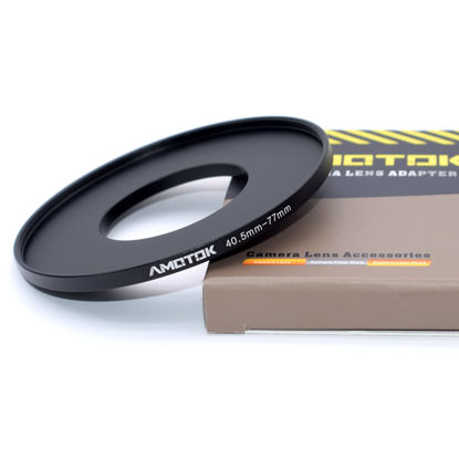 Picture of 40.5mm Lens to 77mm Camera Lens Adapter,40.5mm to 77mm Filter Step up Ring Adapter Ring,Compatible All 77mm Filter Accessory