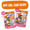 Picture of B.F.F. OMG - Best Feline Friend Oh My Gravy!, Tuna & Salmon Sweet Cheeks with Tuna & Salmon in Gravy Cat Food by Weruva, 3oz Pouch (Pack of 12)