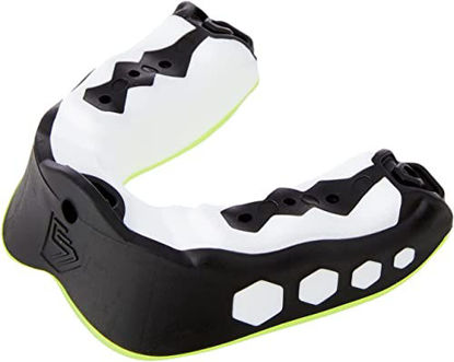 Picture of Shock Doctor Gel Max Mouth Guard, Heavy Duty Protection & Custom Fit, Youth, Lemon Lime