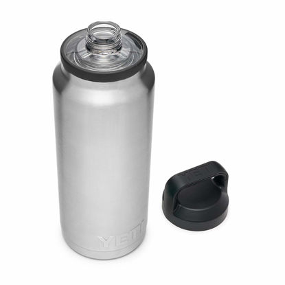 Picture of YETI Rambler 36 oz Bottle, Vacuum Insulated, Stainless Steel with Chug Cap, Stainless