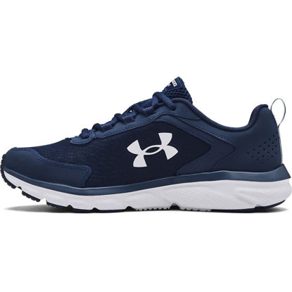 Picture of Under Armour mens Charged Assert 9 Running Shoe, Academy Blue (400 White, 11 X-Wide US