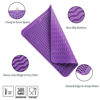 Picture of MicoYang Silicone Dish Drying Mat for Multiple Usage,Easy clean,Eco-friendly,Heat-resistant Silicone Mat for Kitchen Counter or Sink,Refrigerator or Drawer liner Purple L 16 inches x 12 inches