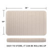 Picture of MicoYang Silicone Dish Drying Mat for Multiple Usage,Easy clean,Eco-friendly,Heat-resistant Silicone Mat for Kitchen Counter or Sink,Refrigerator or Drawer Liner Tapioca XXXL 28 inches x 18 inches