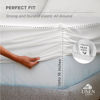 Picture of 100% Cotton Marrow Percale Sheet Set, Queen Size, English Rose, 4 Pieces - 1 Breathable Flat Sheet, 1 Deep Pocket Fitted Sheet and 2 Pillowcases, Crisp Cool and Strong Bed Linen