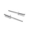 Picture of ISPINNER 100pcs 5/32" x 1/2" Aluminum Blind Rivets, 4 x 12.7mm Pop Rivets, Pack of 100 (Silver)