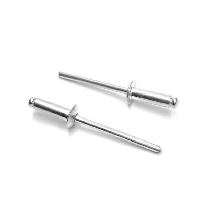 Picture of ISPINNER 100pcs 5/32" x 1/2" Aluminum Blind Rivets, 4 x 12.7mm Pop Rivets, Pack of 100 (Silver)