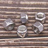 Picture of 1/2-13 Nylon Insert Hex Lock Nuts Stainless Locknuts, Hex Drive, Bright Finish, 304 Stainless Steel 18-8 SS, Coarse Thread, 20 of Pack