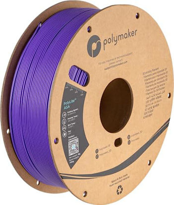 Picture of Polymaker ASA Filament 1.75mm Purple, 1kg ASA 3D Printer Filament, Heat & Weather Resistant - ASA 3D Filament Perfect for Printing Outdoor Functional Parts, Dimensional Accuracy +/- 0.03mm