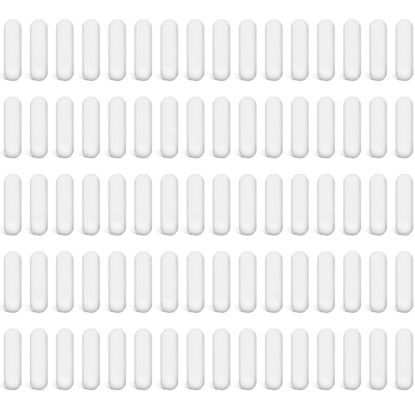 Picture of PTFE Magnetic Stirrer Mixer Stir Bar, White Color, Stir Rod Magnetic, Laboratory Bar, Stir Plate Bar, Stir Plate Magnet Stick (80 Pieces, 30 mm/ 1.18 Inch)