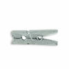 Picture of LWR CRAFTS Wooden Mini Clothespins 100 Per Pack 1" 2.5cm (Silver)