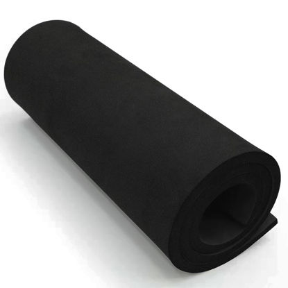 Picture of MEARCOOH Black Eva Foam Cosplay Sheets roll,Premium eva Craft Foam 10mm Thick,13.9" x 39", High Density 86kg/m3 for Cosplay Costume, Crafts, DIY Projects