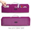 Picture of AMOIGEE Padded Dust Cover and Pad Compatible with Cricut Maker, Cricut Maker 3, Explore Air 2, Cricut Explore 3 Machine, with Pockets for Cricut Accessories（Boysenberry）
