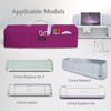 Picture of AMOIGEE Padded Dust Cover and Pad Compatible with Cricut Maker, Cricut Maker 3, Explore Air 2, Cricut Explore 3 Machine, with Pockets for Cricut Accessories（Boysenberry）