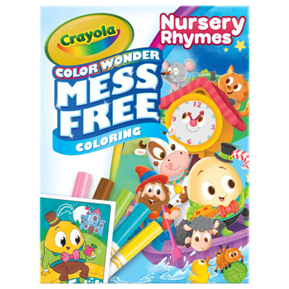 Picture of Crayola Color Wonder Nursery Rhymes, Mess Free Coloring Pages & Markers, Gift for Kids, Age 3, 4, 5, 6