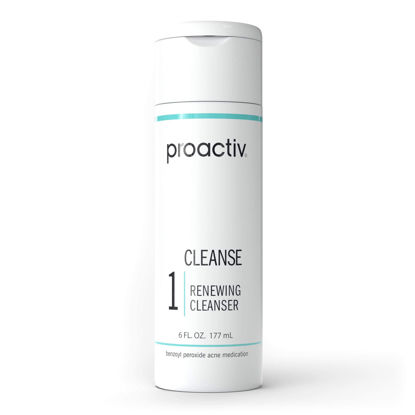 Picture of Proactiv Acne Cleanser - Benzoyl Peroxide Face Wash and Acne Treatment - Daily Facial Cleanser and Hyularonic Acid Moisturizer with Exfoliating Beads - 90 Day Supply, 6 Oz