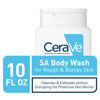 Picture of CeraVe Body Wash with Salicylic Acid | Fragrance Free Body Wash to Exfoliate Rough and Bumpy Skin | Allergy Tested | 10 Ounce