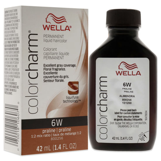 GetUSCart WELLA Color Charm Permanent Liquid Hair Color for Gray Coverage, 6W Praline