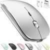 Picture of Rechargeable Bluetooth Wireless Mouse for Laptop iPad Pro iPad Air MacBook Pro MacBook Air MacBook Chromebook Win8/10
