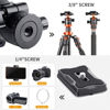 Picture of K&F Concept Professional 28mm Metal Tripod Ball Head 360 Degree Rotating Panoramic with 1/4 inch Quick Release Plate Bubble Level for Tripod Monopod Slider Camera Camcorder up to 22 pounds