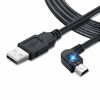 Picture of GPS Charger Cable,Mini USB 6.6ft Universal GPS Charging Cord with Voltage Regulator Module 90 Degree Angle Mini USB Power Wire for Garmin GPS Navigator Drive 51 65 Nuvi 50lm 2555lmt 2595lmt 40lm 1300
