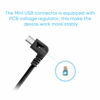 Picture of GPS Charger Cable,Mini USB 6.6ft Universal GPS Charging Cord with Voltage Regulator Module 90 Degree Angle Mini USB Power Wire for Garmin GPS Navigator Drive 51 65 Nuvi 50lm 2555lmt 2595lmt 40lm 1300