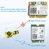 Picture of Bingfu M.2 WiFi Antenna 2.4GHz 5GHz 5.8GHz 3dBi MIMO RP-SMA Male (2-Pack) + 2 x 12 inch Ngff Ipex4 to Rp-SMA Cable for M.2 NGFF Intel Wireless Network Card WiFi Adapter Laptop