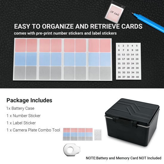 GetUSCart LPE6 ENEL15C NPW235 FZ100 Camera Battery and Memory Card