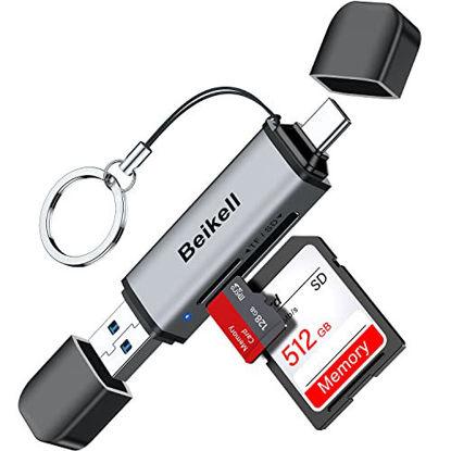 SD Card Reader USB C USB 3.0, Highwings 4 in 1 Multiple External Micro SD/ SDXC/