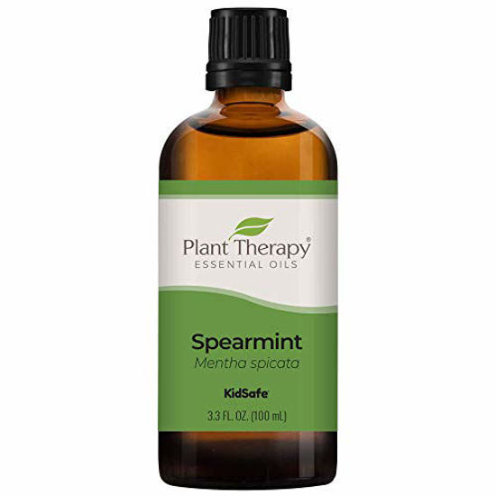 Picture of Plant Therapy Spearmint Essential Oil 100 mL (3.3 oz) 100% Pure, Undiluted, Therapeutic Grade