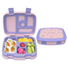 Picture of Bentgo® Kids Prints Leak-Proof, 5-Compartment Bento-Style Kids Lunch Box - Ideal Portion Sizes for Ages 3 to 7 - BPA-Free, Dishwasher Safe, Food-Safe Materials (Carousel Unicorns)
