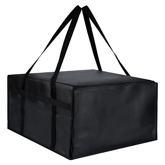 2 Pack Insulated Black Cooler Bag Catering Delivery Food Full Pan Hot Cold  | eBay