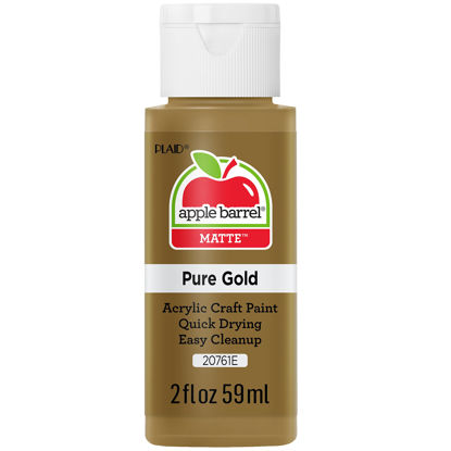 Picture of Apple Barrel Acrylic Paint in Assorted Colors (2 oz), 20761, Pure Gold
