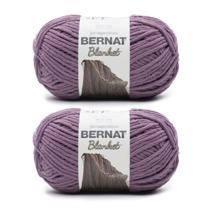 Picture of Bernat Blanket Shadow Purple Yarn - 2 Pack of 300g/10.5oz - Polyester - 6 Super Bulky - 220 Yards - Knitting/Crochet