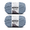 Picture of Bernat Blanket Gray Blue Yarn - 2 Pack of 300g/10.5oz - Polyester - 6 Super Bulky - 220 Yards - Knitting/Crochet