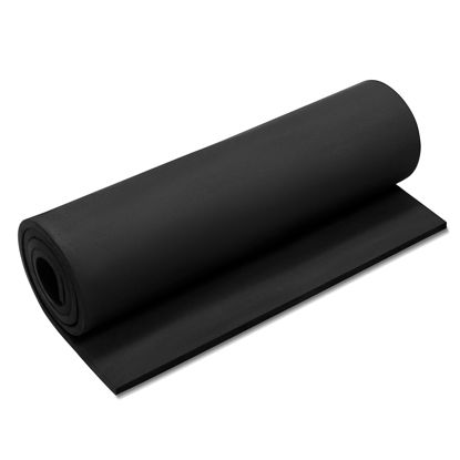 Picture of Black Foam Sheets Roll, Premium Cosplay EVA Foam Sheet，8mm Thick,13.9"x39",High Density 86kg/m3 for Cosplay Costume, Crafts, DIY Projects by MEARCOOH